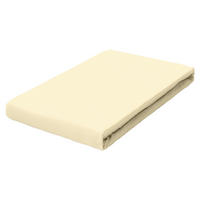 SPANNLEINTUCH 90-100/190-220 cm Jersey  - Hellgelb, Basics, Textil (90-100/190-220cm) - Schlafgut