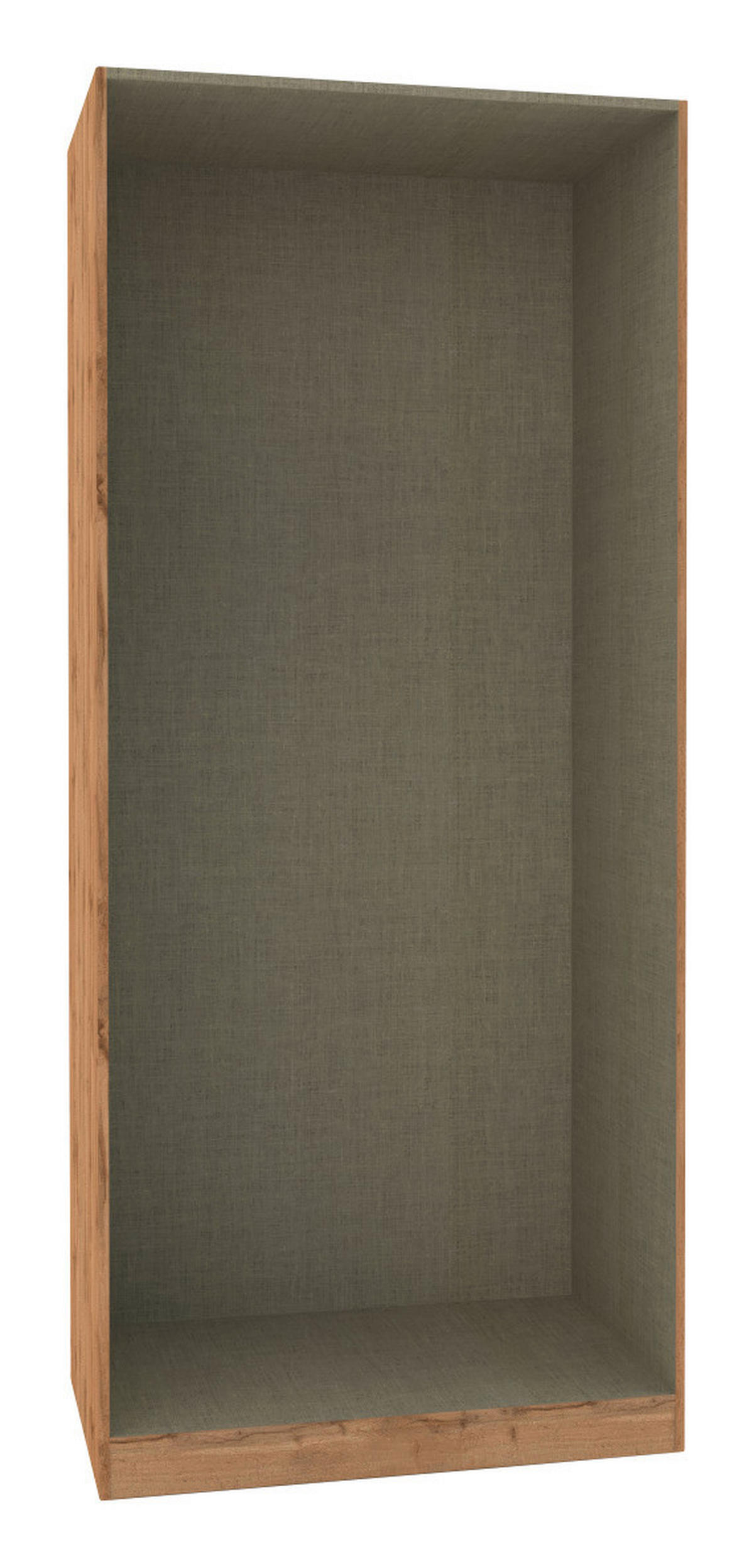 KLEIDERSCHRANKKORPUS 91,1/210/56,5 cm   - Eiche Wotan, Design, Holzwerkstoff (91,1/210/56,5cm) - Hom`in