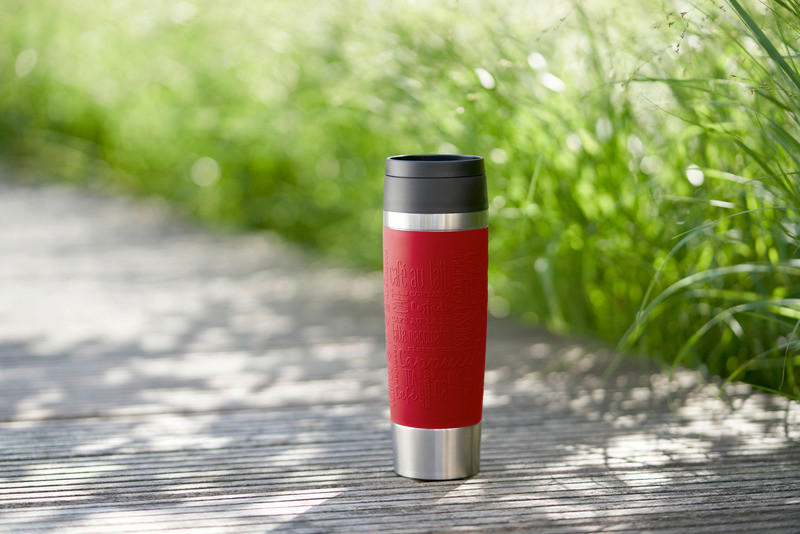 THERMOBECHER TRAVEL MUG 0,5 L  - Basics, Kunststoff/Metall (0,5l) - Emsa
