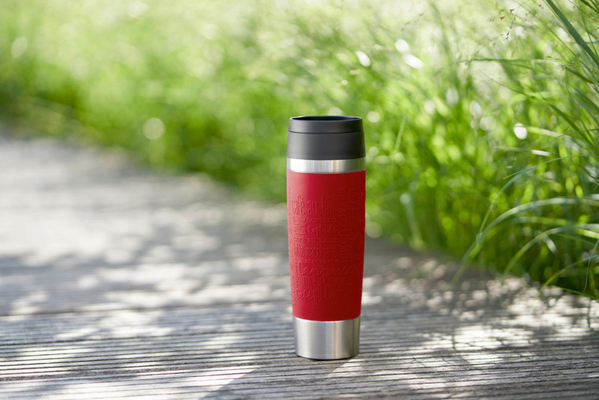 THERMOBECHER TRAVEL MUG 0,5 L  - Basics, Kunststoff/Metall (0,5l) - Emsa