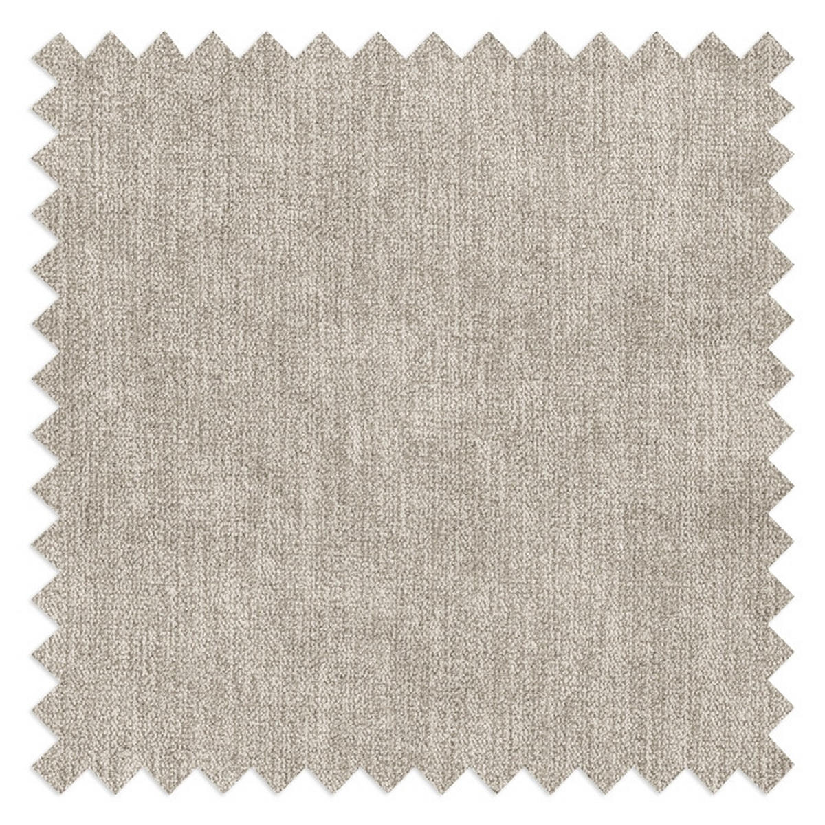 ECKSOFA in Webstoff Greige  - Greige/Silberfarben, Konventionell, Textil/Metall (182/82/260cm) - Trendmanufaktur