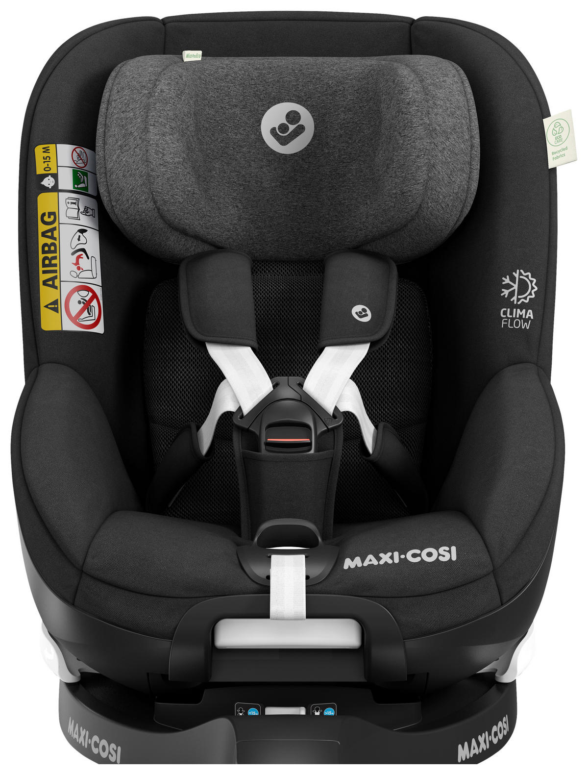 AUTO-SEDIŠTE ZA DECU  Mica Pro Eco  - crna, Osnovno, tekstil/metal (44,2/64,8/68,3cm) - Maxi-Cosi