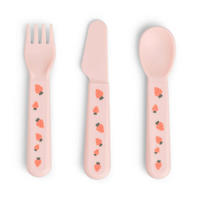 KINDERBESTECK  - Hellrosa, Basics, Kunststoff (1,5/10/14,5cm)