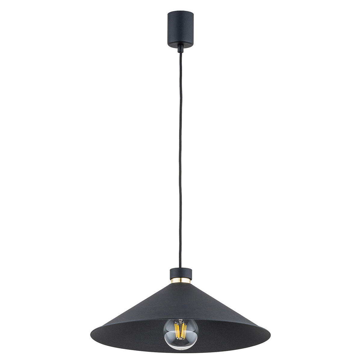 HÄNGELEUCHTE Argon Nashville 103/40/40 cm   - Goldfarben/Schwarz, Basics, Metall (103/40/40cm)