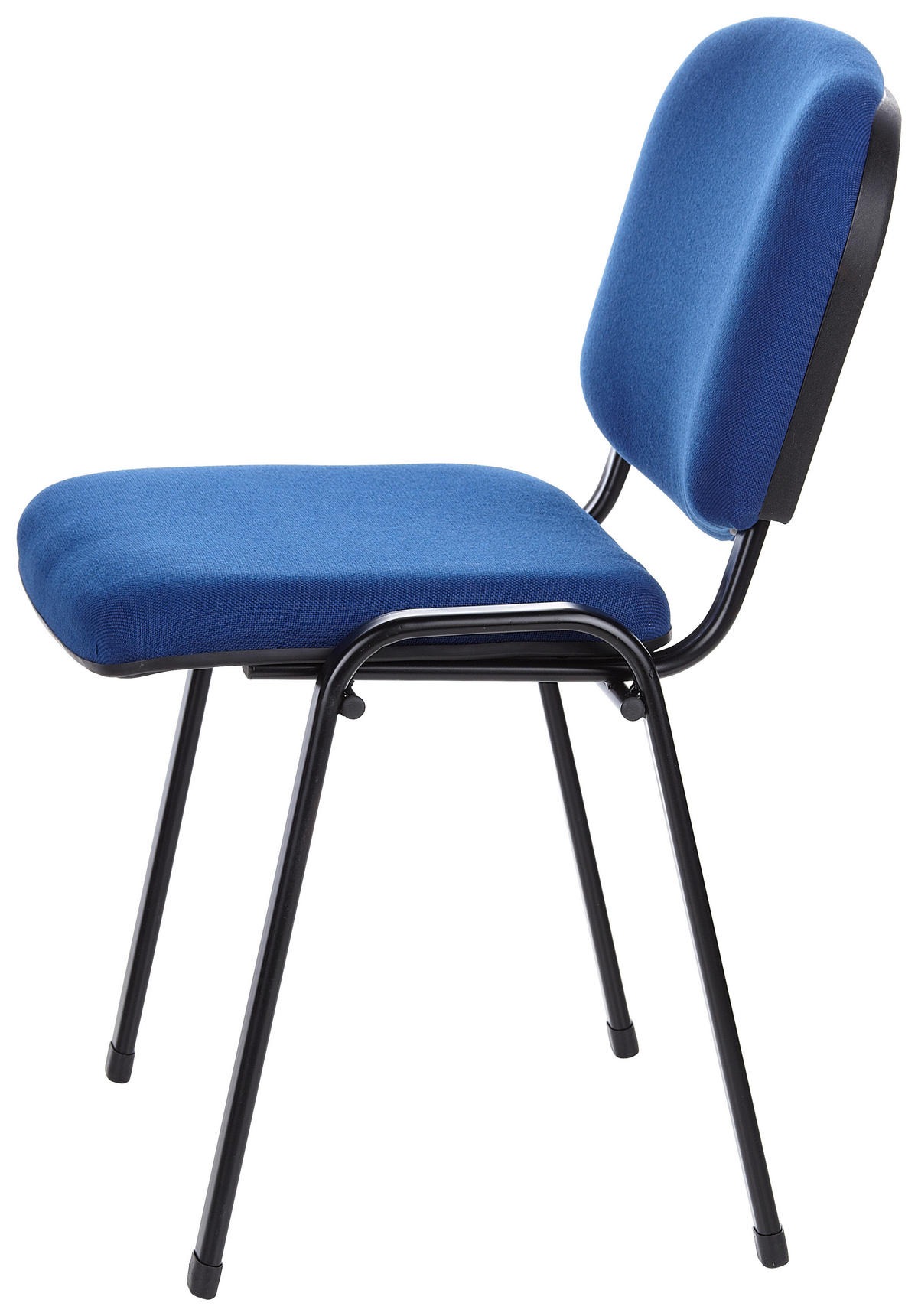 BESÖKSSTOL  i flatväv blå, svart  - blå/svart, Basics, metall/textil (58/84/41cm) - MID.YOU