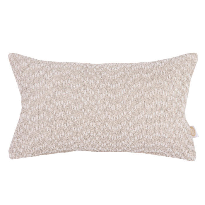 OKRASNA BLAZINA  BONET    50/30 cm         - peščene barve, Basics, tekstil (50/30cm)