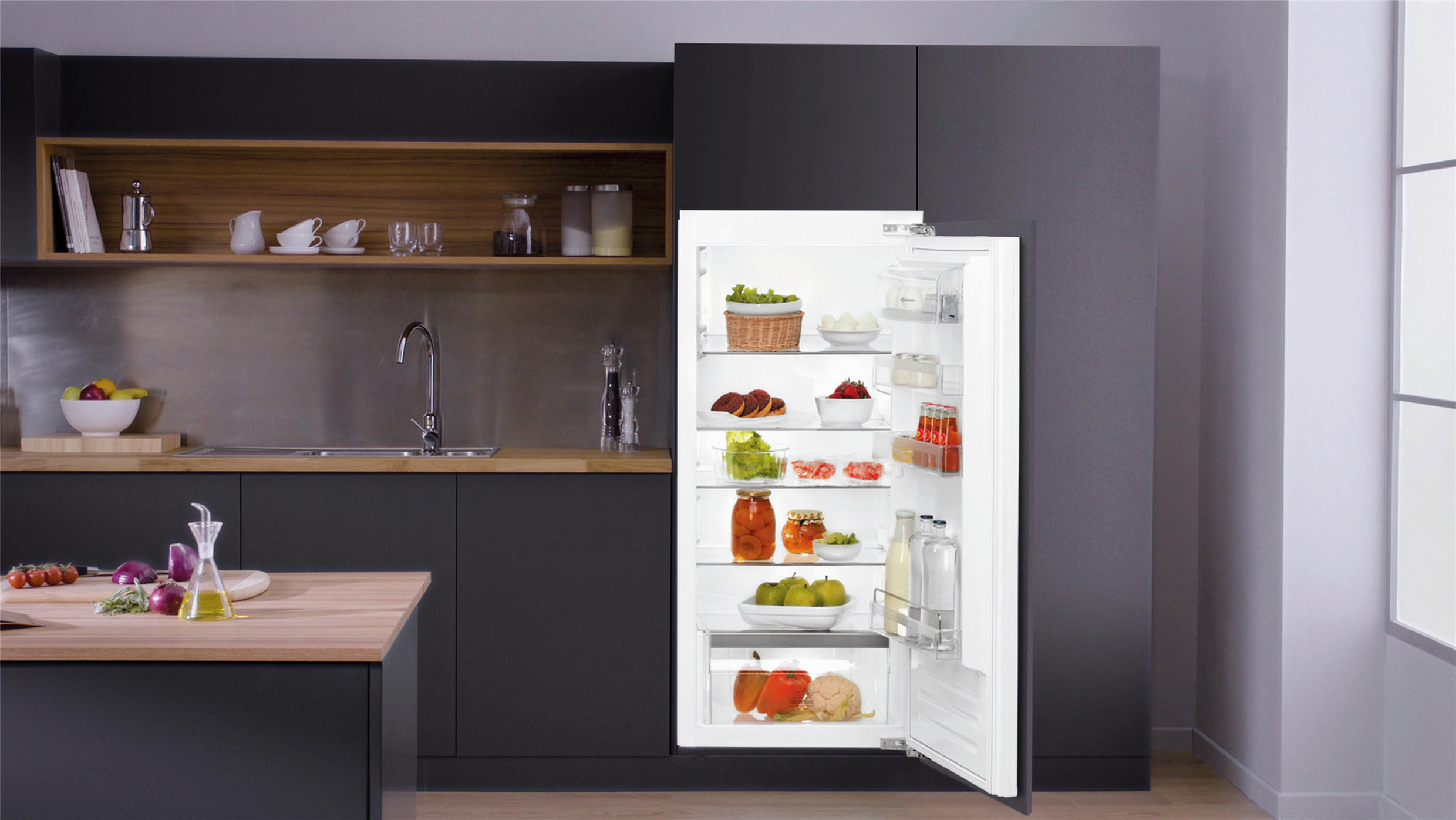 Bauknecht KÜHLSCHRANK Weiß 54cm × 55cm × 122cm