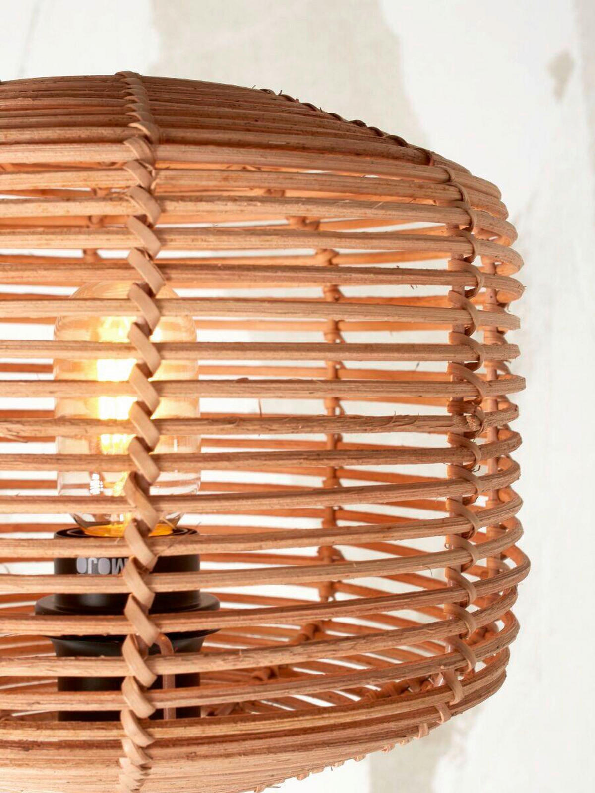 STOJACÍ LAMPA, 25/25/130 cm - přírodní barvy, Trend (25/25/130cm) - Good & Mojo