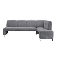 KLUPA KUTNA  antracit  drvo, tekstil, drvni materijal      - srebrne boje/antracit, Moderno, drvni materijal/drvo (243/158cm) - Livetastic