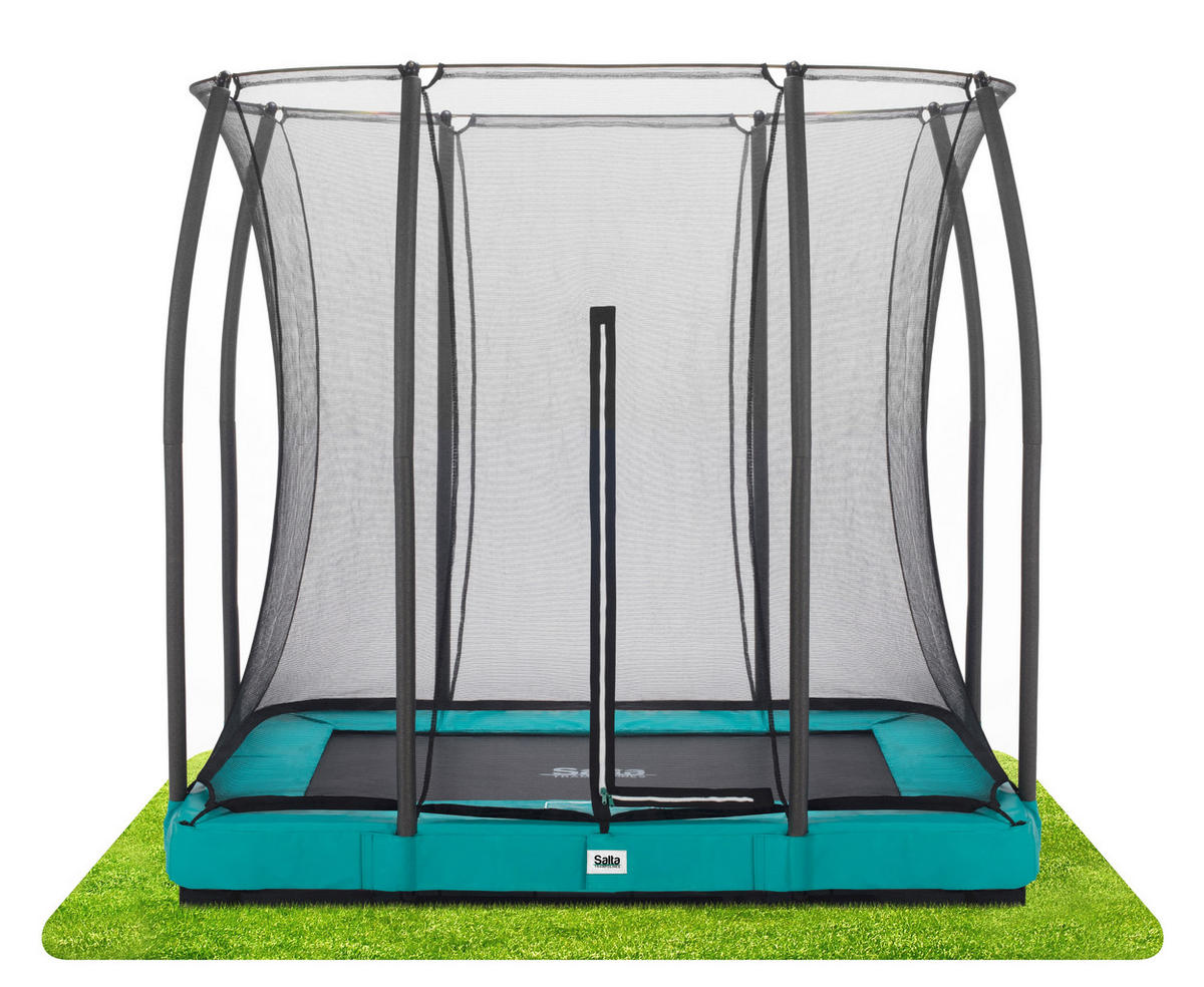 Trampolin Salta Comfort Ground Salta Comfort Edition Ground  - Grün, Basics, Metall (214/153cm) - Salta