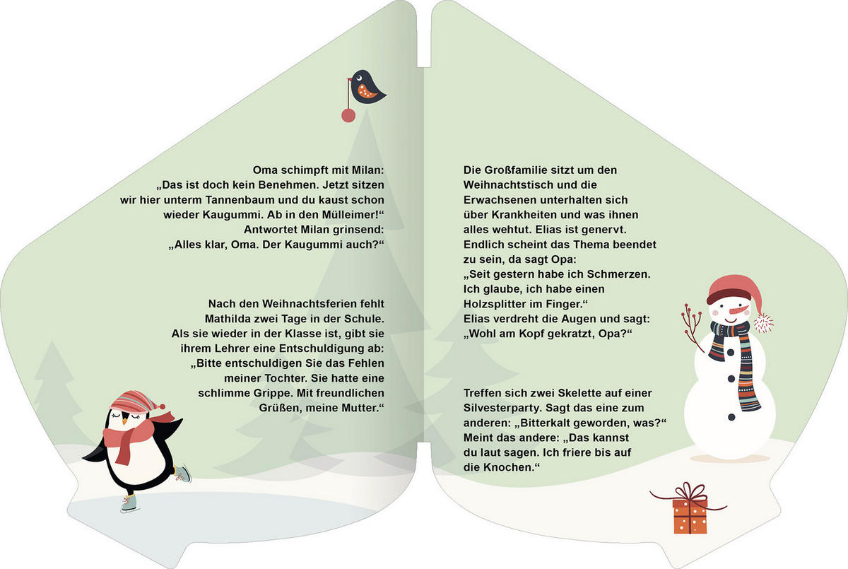BUCH Weihnachts-Witze  - Multicolor, Basics, Papier (18,6/18,6/1cm)