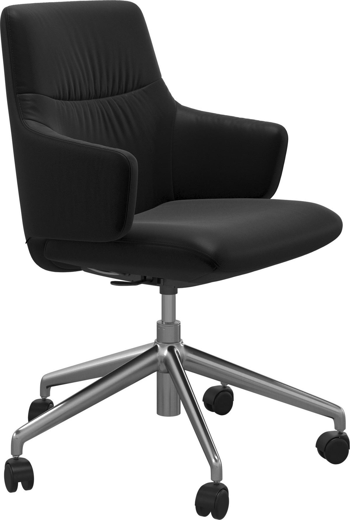 DREHSTUHL Schwarz  - Schwarz, Design, Leder/Kunststoff (72/87/72cm) - Stressless
