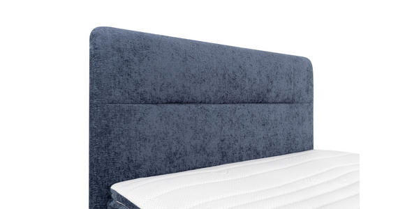 BOXSPRINGBETT 140/200 cm  in Blau  - Blau/Schwarz, Design, Textil/Metall (140/200cm) - Esposa