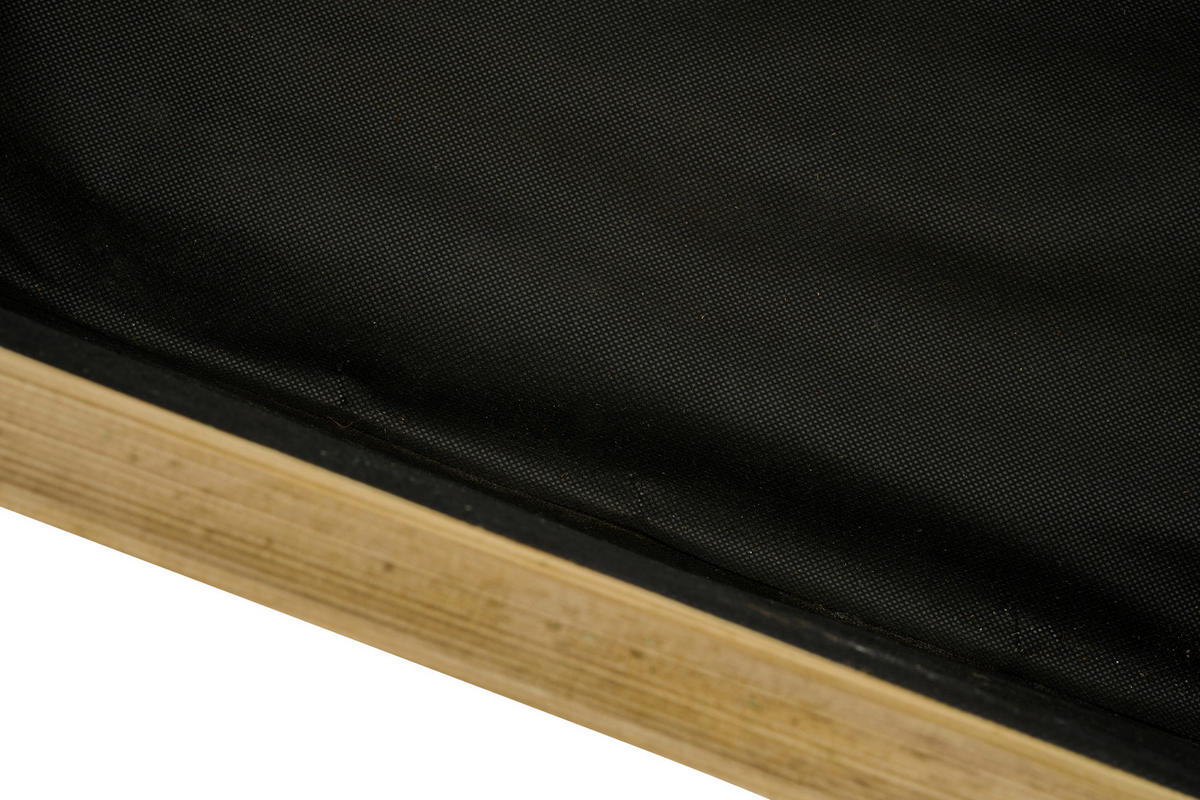 BLUMENKASTEN  - Schwarz/Kieferfarben, Basics, Holz/Textil (50/39/50cm) - Siena Garden