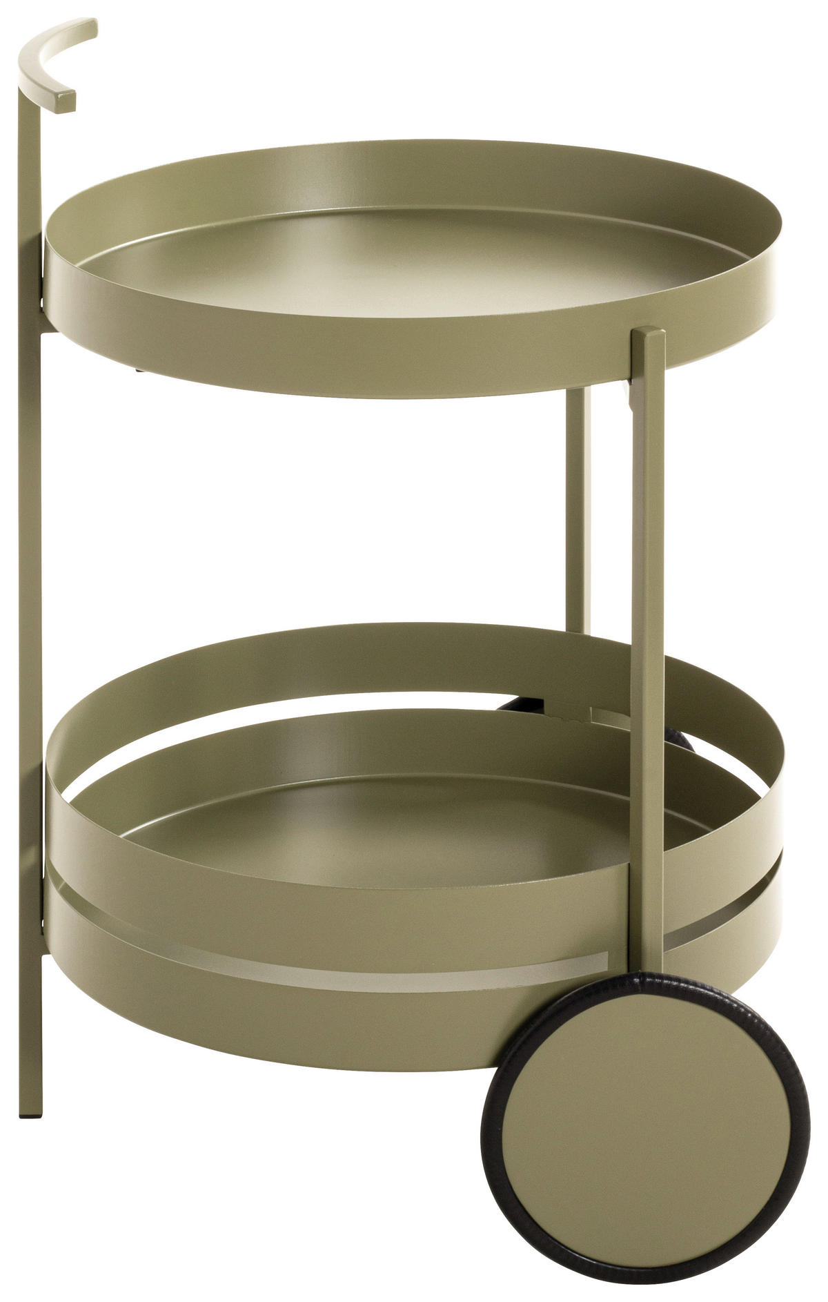SERVIERWAGEN Hellgrün  - Hellgrün, Design, Metall (42/42/61cm)