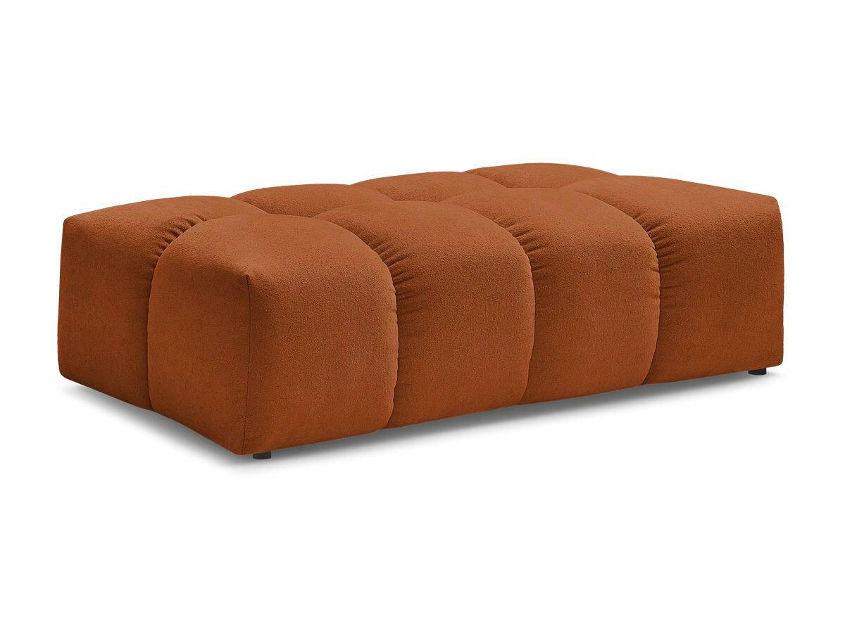 HOCKER EVEREST Struktur Orange  - Schwarz/Orange, MODERN, Kunststoff/Textil (140/70/40cm)