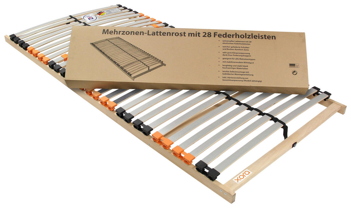 LATTENROST 120/200 cm  - Naturfarben, Basics, Holz (120/200cm) - Xora