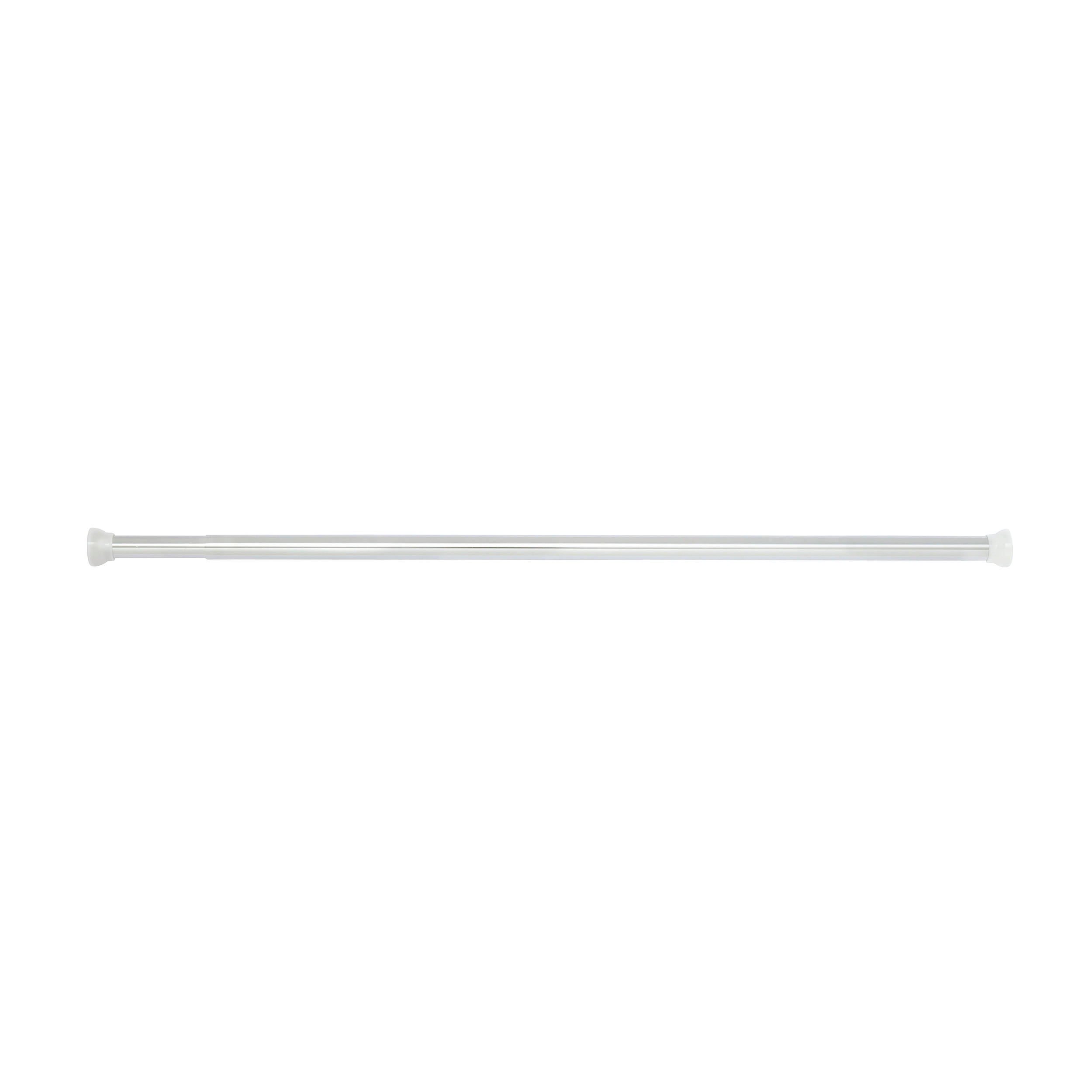 DUSCHVORHANGSTANGE KRETA 75-125 cm  - Grau, Basics, Metall (75-125cm) - Spirella