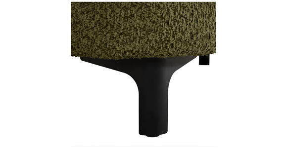 2,5-SITZER  in Chenille Dunkelgrün  - Dunkelgrün/Schwarz, KONVENTIONELL, Textil/Metall (200/84/99cm) - Carryhome