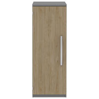 AKTENSCHRANK 40/111,7/43 cm  - Eichefarben/Grau, KONVENTIONELL, Holzwerkstoff (40/111,7/43cm) - Moderano