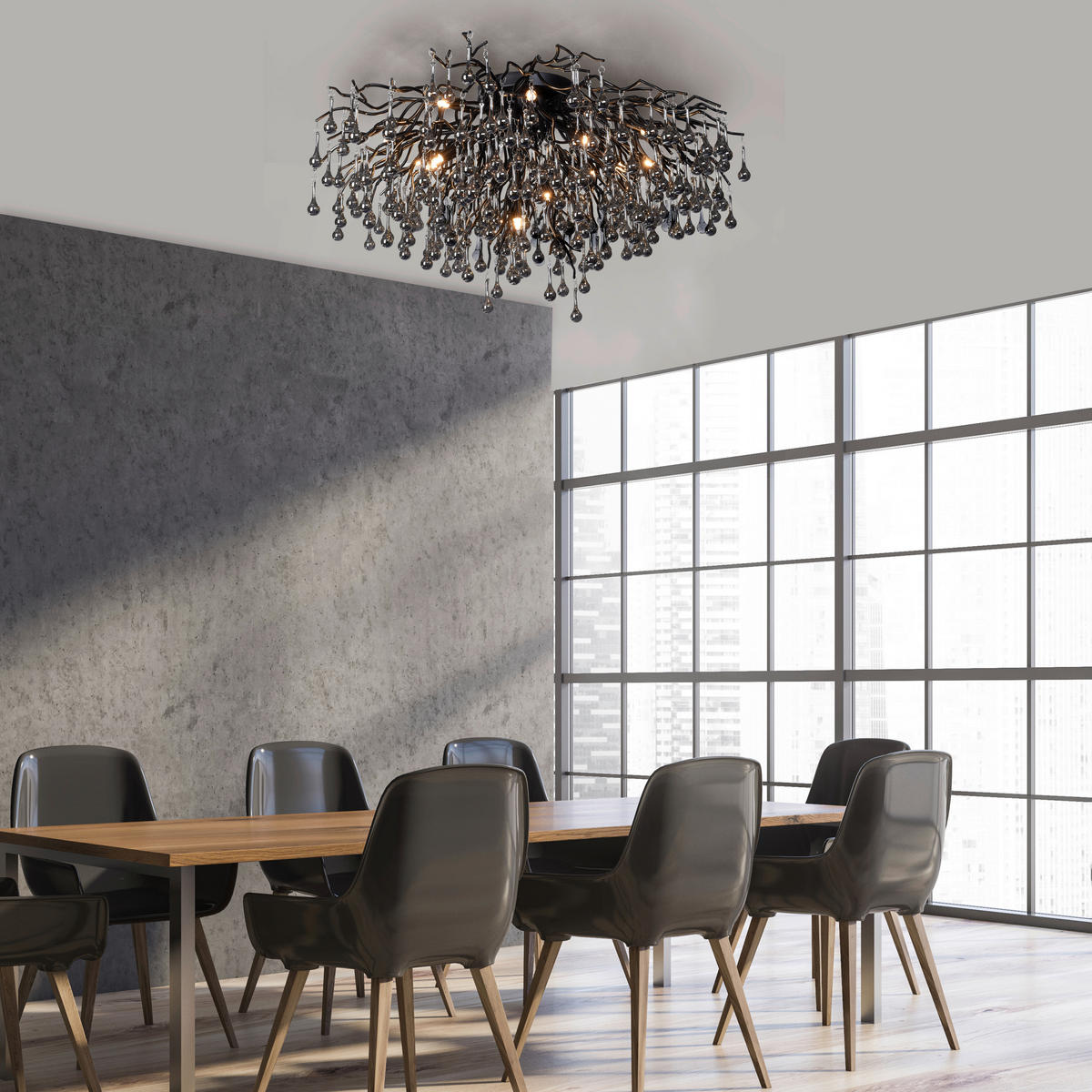 DECKENLEUCHTE Icicle 100/100/50 cm   - Design (100/100/50cm) - Paul Neuhaus