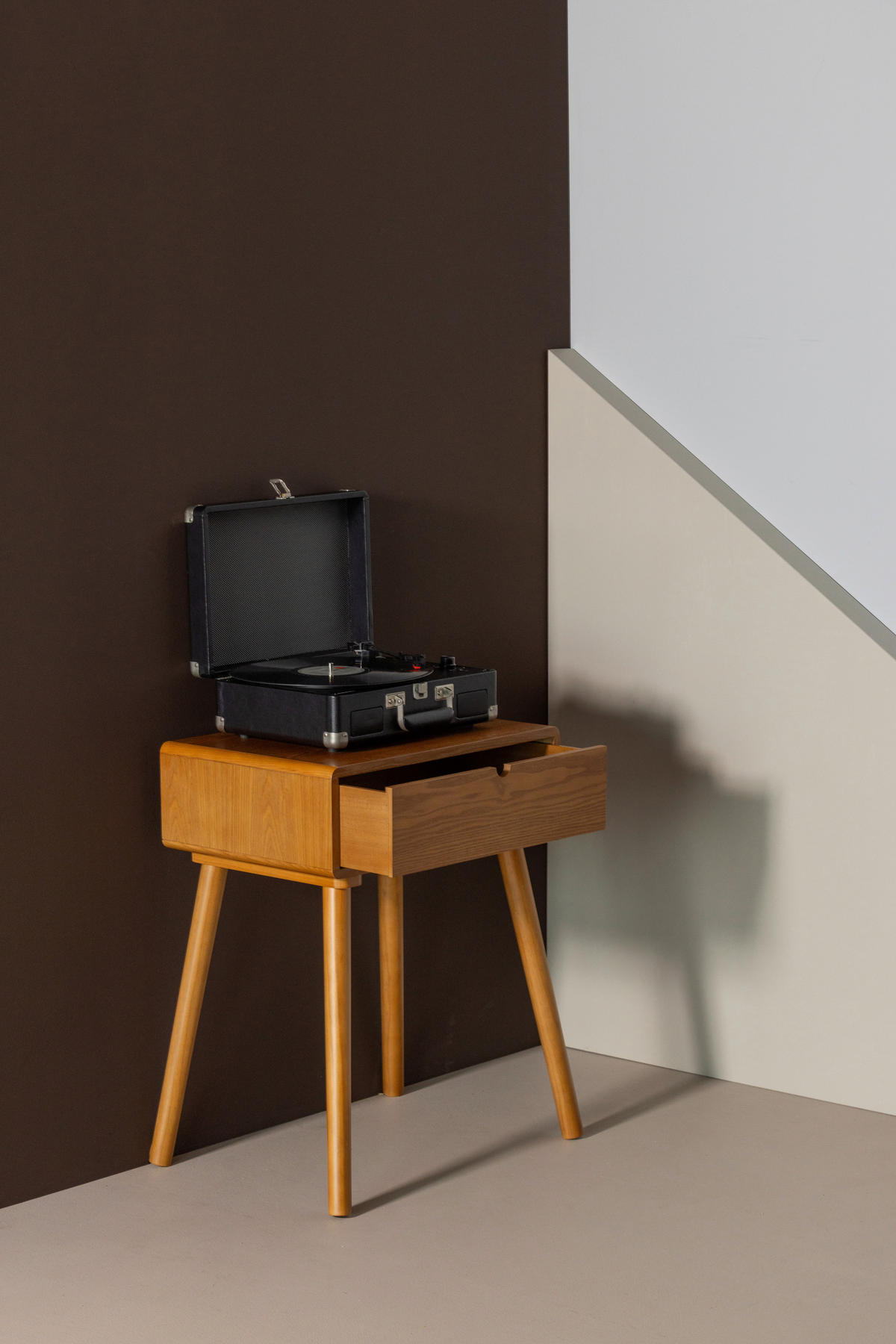 NACHTTISCH 36/54/30 cm  - Braun, Basics, Holzwerkstoff (36/54/30cm) - Livetastic