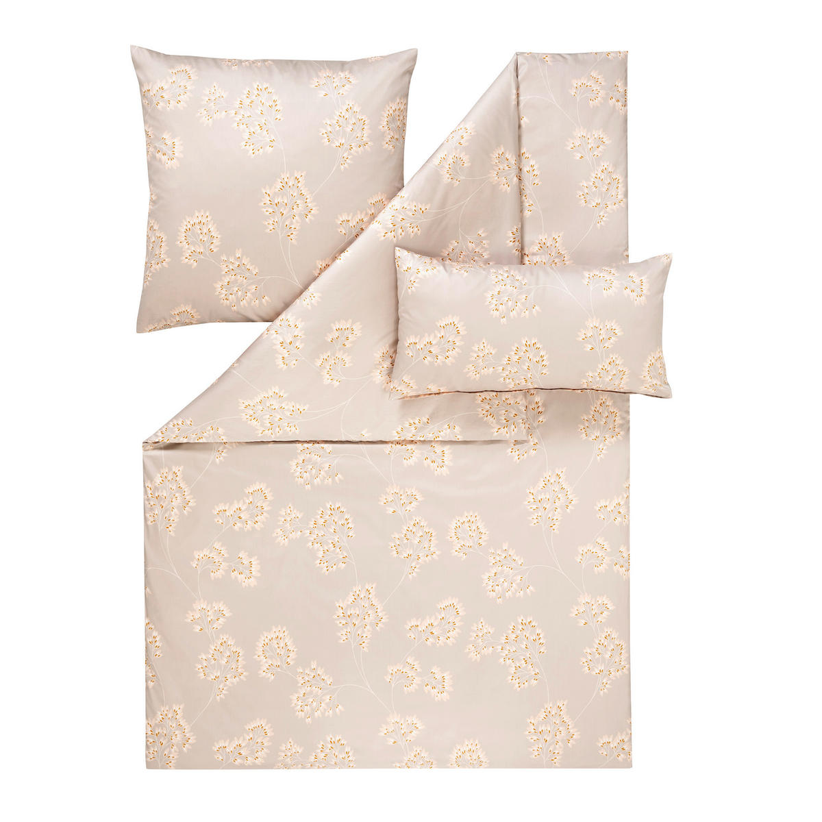 BETTWÄSCHE Exquisit 155/220 cm  - Creme, Design, Textil (155/220cm) - Estella