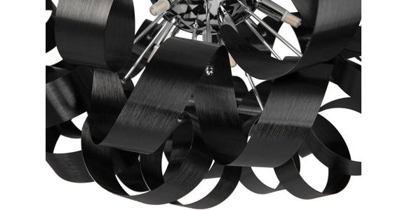 LED-HÄNGELEUCHTE 60/180 cm - Schwarz, Design, Metall (60/180cm) - Ambiente