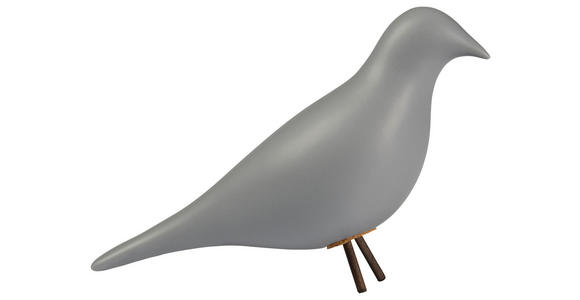 DEKOVOGEL - Hellgrau, Design, Keramik (26,5/9,5/17,5cm) - Ambia Home