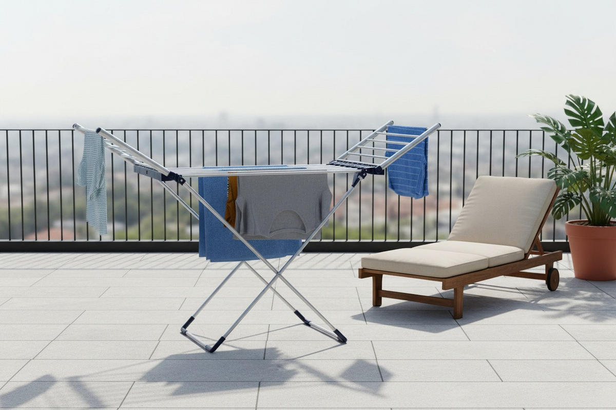 TURMWÄSCHETROCKNER 146.5/54/94 cm  - Hellgrau, Basics, Metall (146.5/54/94cm) - Dirt Devil