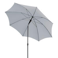 SONNENSCHIRM  200/200 cm  - Anthrazit/Hellgrau, Basics, Textil/Metall (200/200cm) - Doppler