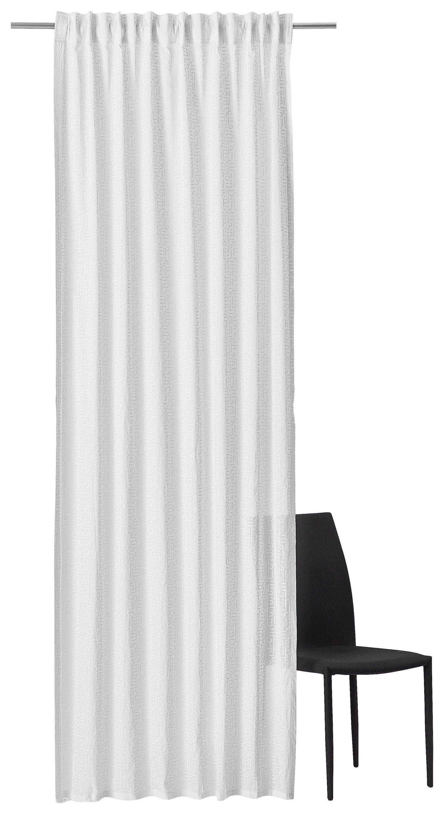FERTIGVORHANG E-Scatter transparent 130/250 cm - Weiß, Basics, Textil (130/250cm) - Esprit