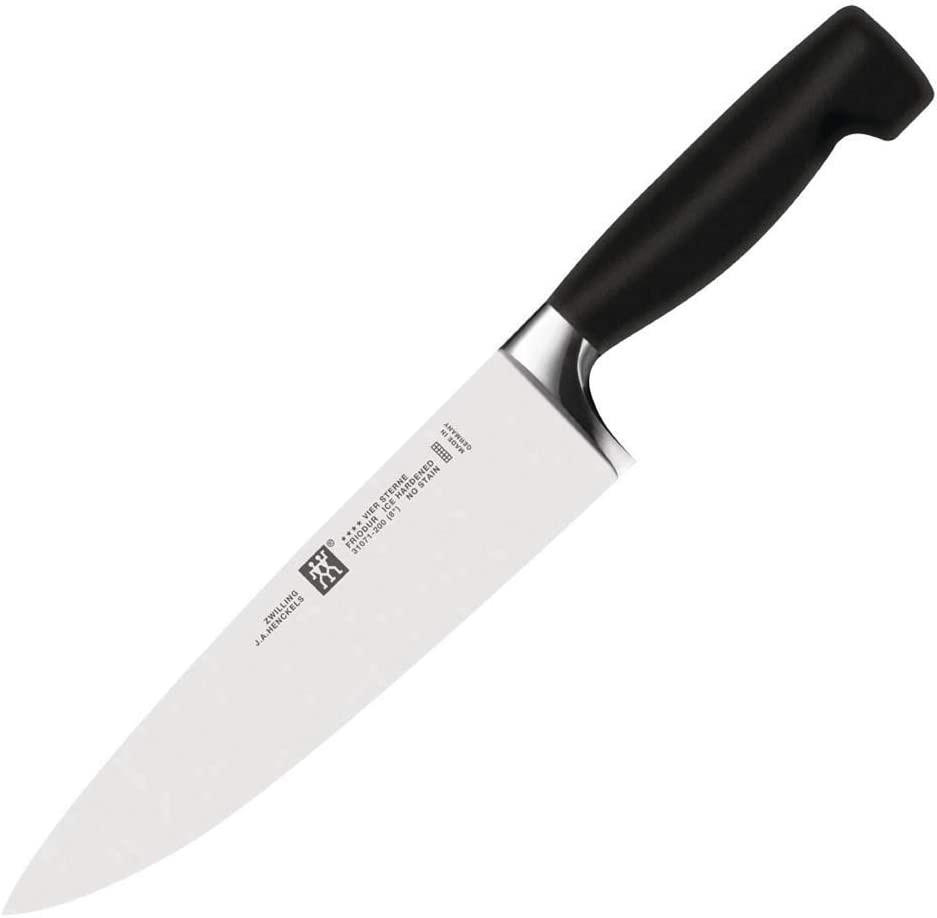 KOCHMESSER 20 cm - Edelstahlfarben/Schwarz, Basics, Kunststoff/Metall (20cm) - Zwilling