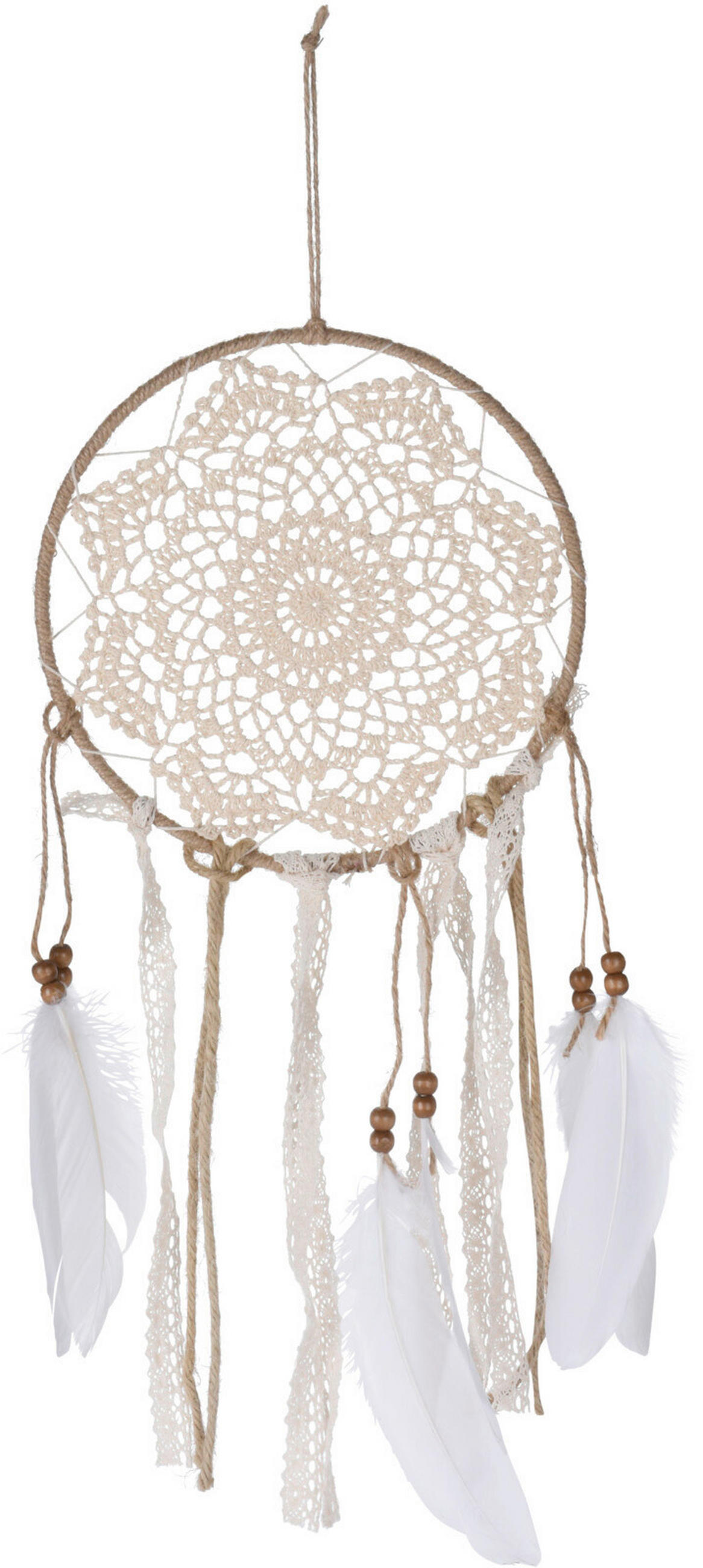 LAPAČ SNŮ - Basics, přírodní materiály (21.5/1/48cm)