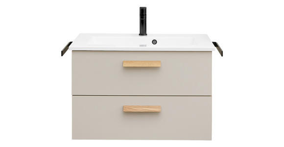 WASCHTISCHKOMBI 78 cm  - Kaschmir/Eichefarben, MODERN, Holz/Holzwerkstoff (78cm) - Dieter Knoll