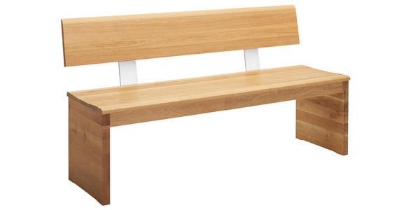 SITZBANK in Holz Eichefarben - Eichefarben, Natur, Holz (150/0/0cm) - Linea Natura