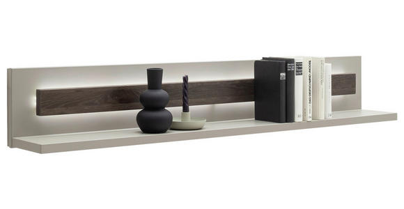 WANDBOARD  150/24/22 cm  - Eichefarben/Grau, Design, Holzwerkstoff (150/24/22cm) - Novel