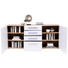 SIDEBOARD 180/82/43 cm - Chromfarben/Eichefarben, KONVENTIONELL, Holzwerkstoff/Kunststoff (180/82/43cm) - Hom`in SIDEBOARD 180/82/43 cm - Chromfarben/Eichefarben, KONVENTIONELL, Holzwerkstoff/Kunststoff (180/82/43cm) - Hom`in