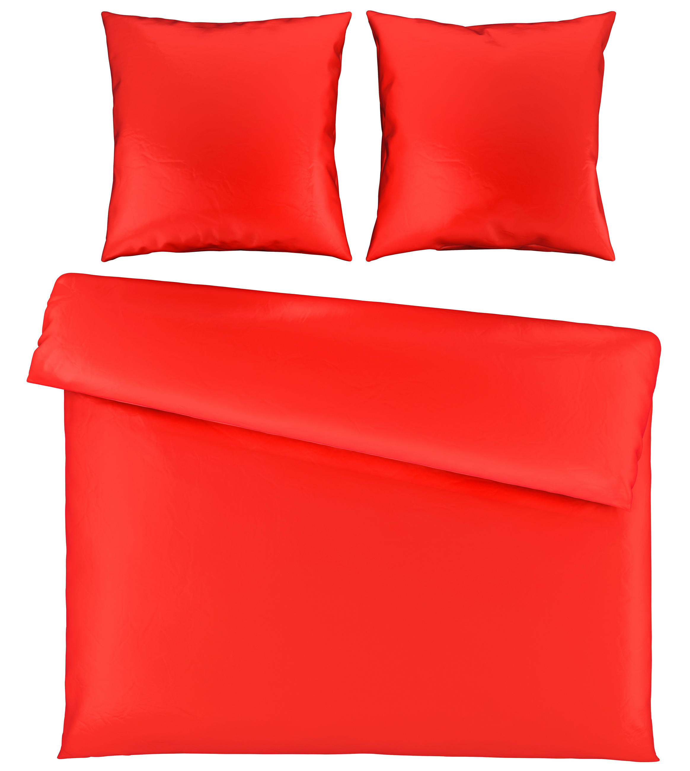 BETTWÄSCHE Segesta Satin 200/200 cm  - Koralle, MODERN, Textil (200/200cm) - Novel