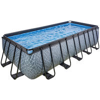 EXIT POOL STONE 540X250 540/250/122 cm  - Grau, KONVENTIONELL (540/250/122cm) - EXIT Toys