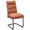 SCHWINGSTUHL  in Eisen Webstoff  - Hellbraun/Schwarz, LIFESTYLE, Holz/Textil (45/94/62cm) - MID.YOU