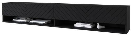 LOWBOARD  in 180/30/31 cm  - Schwarz/Grau, Basics, Holzwerkstoff/Kunststoff (180/30/31cm) - P & B