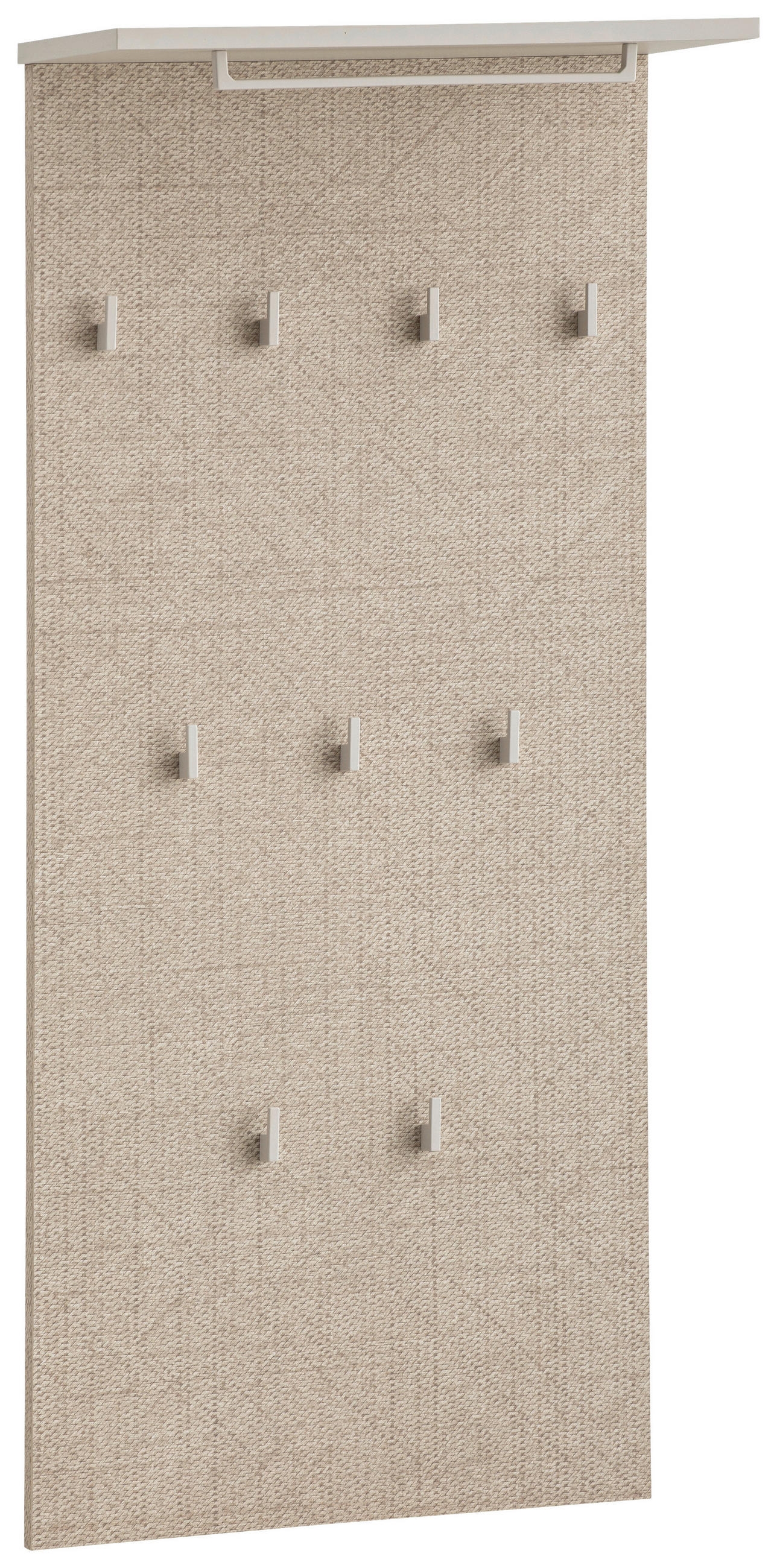 GARDEROBENPANEEL  in 50/110,6/20,9 cm  - Beige, Design, Holzwerkstoff (50/110,6/20,9cm) - MID.YOU