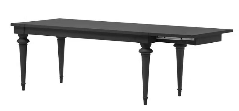 ESSTISCH Schwarz rechteckig  ausziehbar  - Schwarz, LIFESTYLE, Holz (182-232/76/90cm) - Livetastic