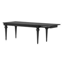 ESSTISCH Schwarz rechteckig  ausziehbar  - Schwarz, LIFESTYLE, Holz (182-232/76/90cm) - Livetastic