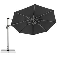 AMPELSCHIRM 370 cm Anthrazit  - Anthrazit/Silberfarben, Basics, Textil/Metall (370cm) - Doppler