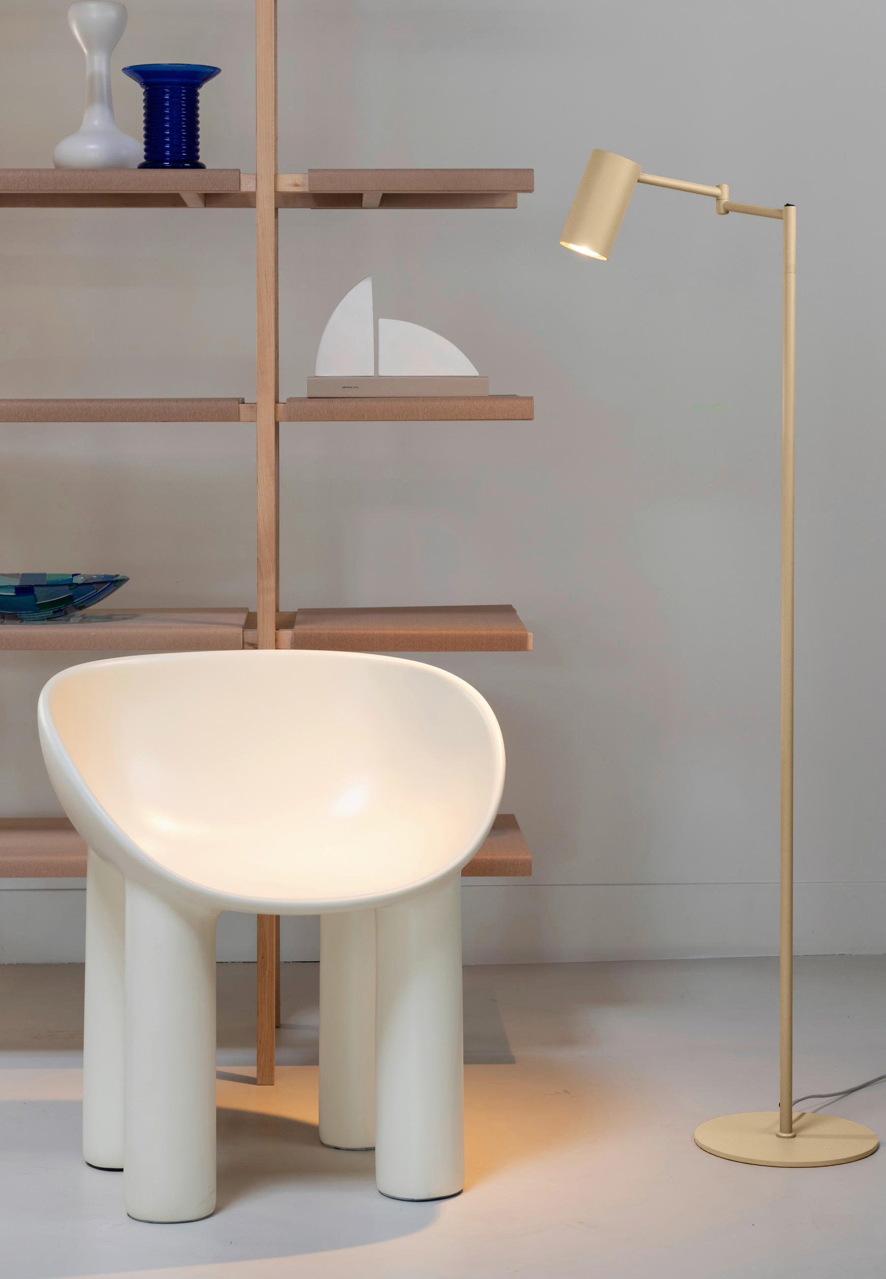 GOLVLAMPA It's About RoMi 28/154 cm    - beige, Design, metall (28/154cm) - It's about Romi