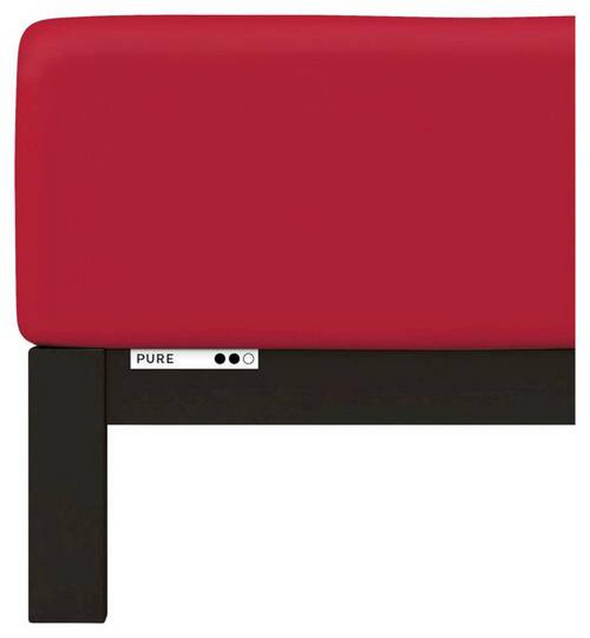 BOXSPRING-SPANNLEINTUCH 120-130/200-220 cm Jersey  - Dunkelrot, Basics, Textil (120-130/200-220cm) - Schlafgut