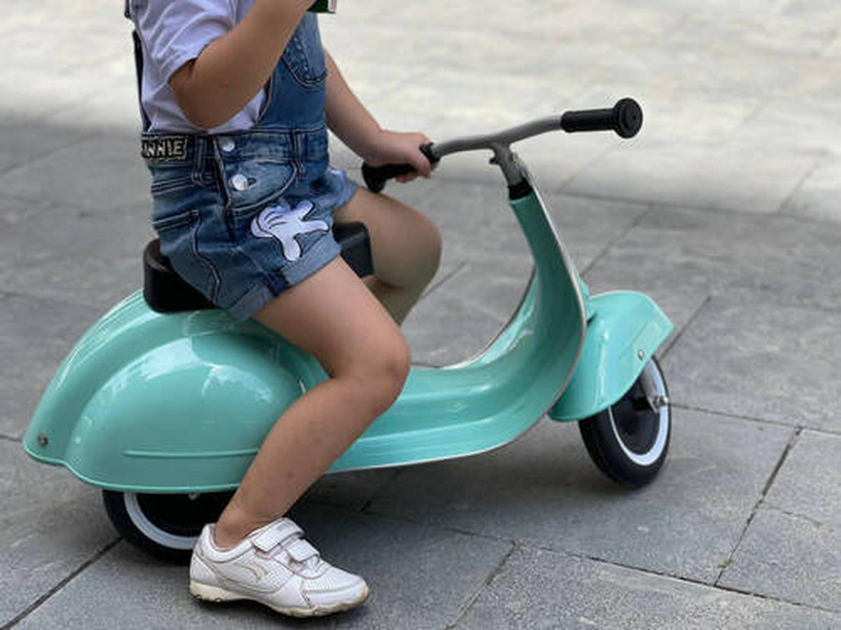 LAUFRAD PRIMO  - Schwarz/Mintgrün, Basics, Kunststoff/Metall (79/45/35cm) - Hape