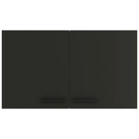 KÜCHENOBERSCHRANK 100/57,6/34,6 cm  in Anthrazit  - Anthrazit/Schwarz, Basics, Holzwerkstoff/Metall (100/57,6/34,6cm) - Optifit